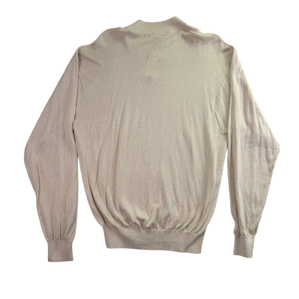 Baracuta Mens Beige Sweater Lightweight Long-Sleeve Pullover Knitwear Sz XL