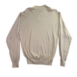 Baracuta Mens Beige Sweater Lightweight Long-Sleeve Pullover Knitwear Sz XL