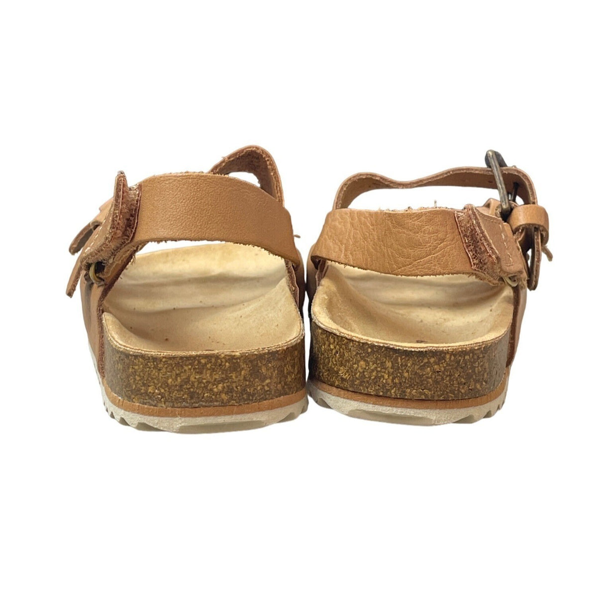 Zara Youth Girl's Tan Brown Strapped Sandals Sz 29 (11.5 US) - NWOB