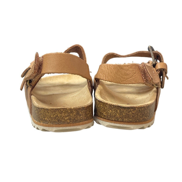 Zara Youth Girl's Tan Brown Strapped Sandals Sz 29 (11.5 US) - NWOB