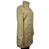 In Sakura Women’s Beige Zip Up Long Sleeve Coat Sz L