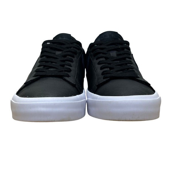Nike Mens Black & Green Leather Low-Top Classic GT Sneakers Size 11.5
