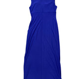 R&M Richards Womens Royal Blue 2-Piece Sleeveless Dress & Jacket Size 10