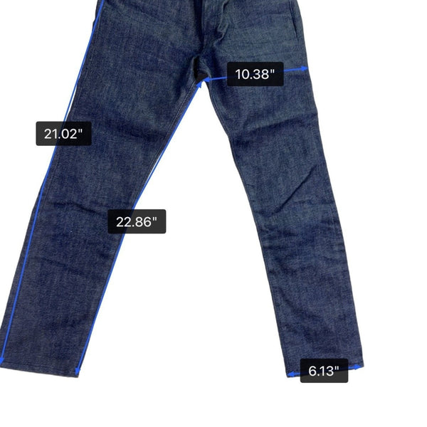 John Elliott Mens Indigo Denim Straight-Leg Jeans Size 29