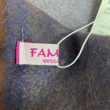 Unisex One Size Famuyi Cashmere Blue Brown White Plaid Shawls New