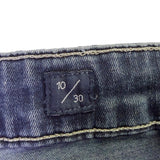 Lucky Brand Womens Dark Blue Denim Jeans Mid Rise Stretch Slim Fit Size 10/30 