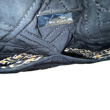 Vera Bradley Women’s Black Quilted Adjustable Strap Shoulder Bag