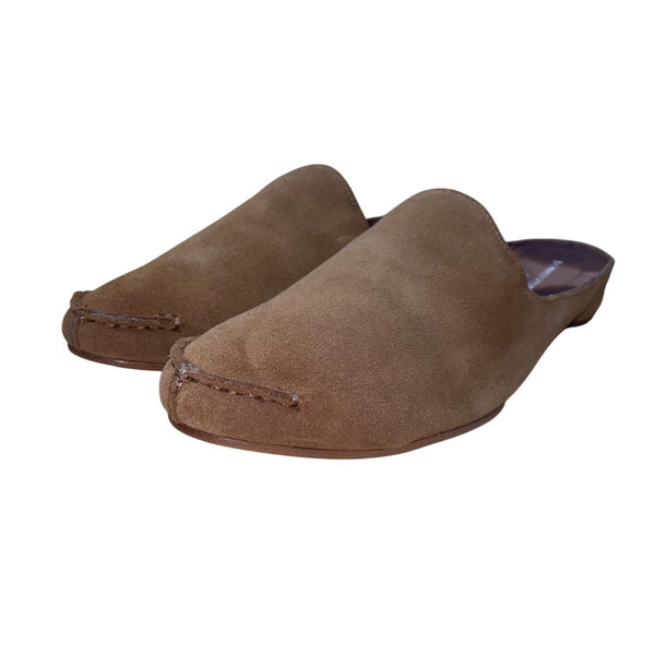 Donald J Pliner Women’s Brown Suede Casual Bobbi3 Slip-On Mules Size 10M