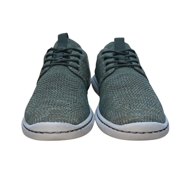 Collection By Clarks Men’s Green Knit Cushion Soft Lace-Up Sneakers Size 8