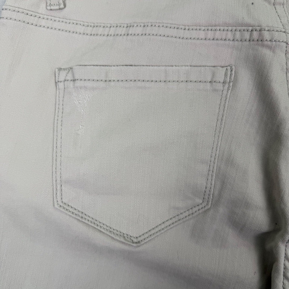 Vintage America Womens Sand Cotton/Spandex Boyfriend Pants Casual Fit Size 6/28