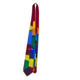 Rush Limbaugh Mens Multicolor Silk Tie No Boundaries Collection Chain Motif