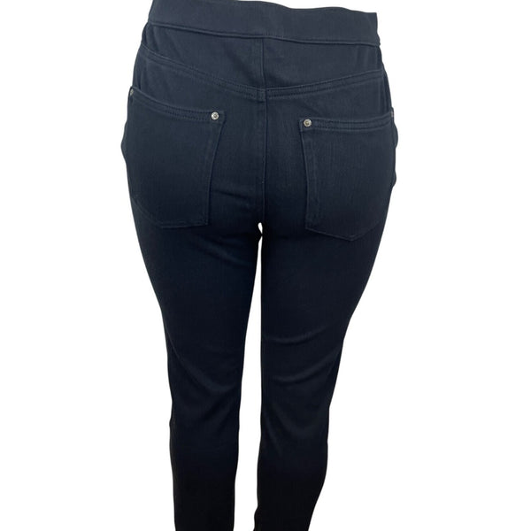 Belle Kim Gravel Belle Black Denim Skinny Jeans Womens Size 8