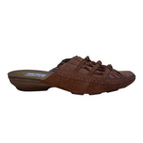 Privo By Clarks Women’s Brown Leather Slide Loafer-Style Mules Size 9.5M