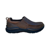 Skechers Men’s Dark Brown Air-Cooled Memory Foam Relaxed Fit Seveno Loafers Sz10