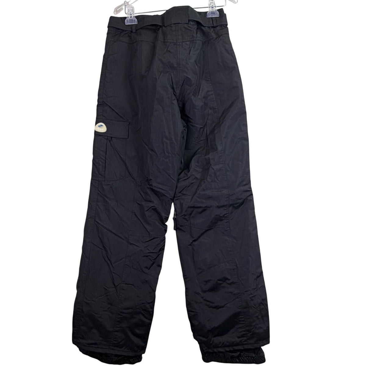 Liquid Womens Black Waterproof Snowboarding Pants Adjustable Waist Sz Large