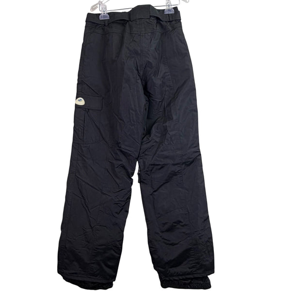 Liquid Womens Black Waterproof Snowboarding Pants Adjustable Waist Sz Large