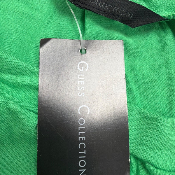 Guess Collection Womens Apple Green Strapless Top With Flower Detail One Size