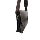 Peigrid Women's Brown Leather Crossbody Travel Bag Sz M - NWT