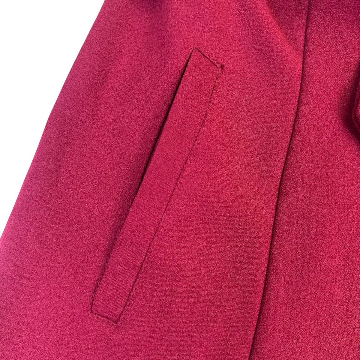 Fashion Nova Womens Red Pleated Mini Dress Zip Closure Belted Size M
