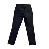 We The Free Womens Black Cotton Blend High-Waisted Button-Fly Skinny Jeans Sz 28
