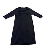 Lane Bryant Womens Black Midi Dress With Knot Front Size 18