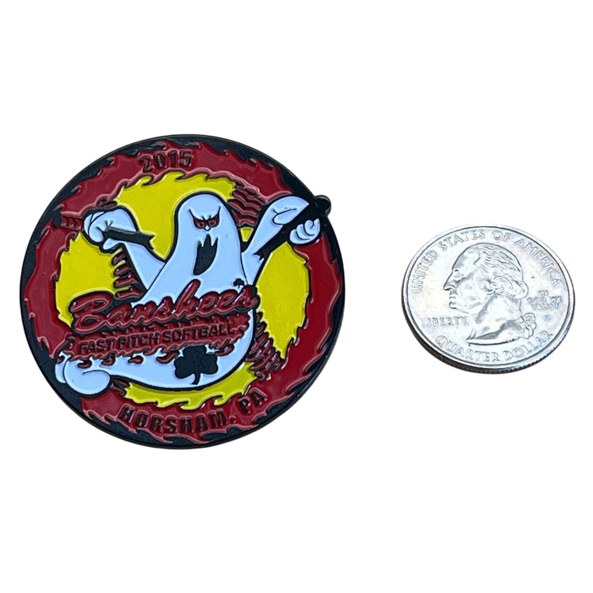 2015 Horsham PA Banshees Fastpitch Softball Enamel Pin Badge