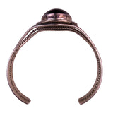 Vintage Navajo Sterling Womens Black Onyx Wide Cuff Bracelet Handcrafted Jewelry