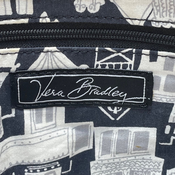 Vera Bradley Women’s Black Quilted With Adjustable Strap & Pockets Crossbody Bag