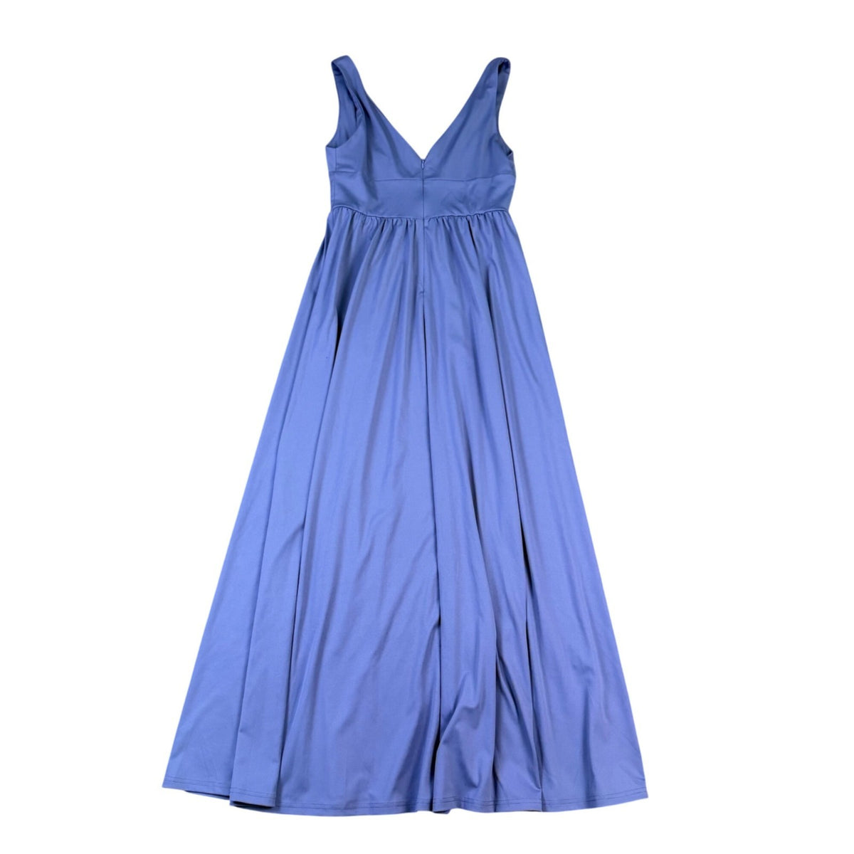 Ever Pretty Womens Blue V-Neck Maxi Dress Sleeveless Flowy Gown Size XL