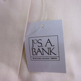Jos. A. Bank Mens White 100% Cotton Traditional Fit Traveler Dress Shirt Sz 19-3