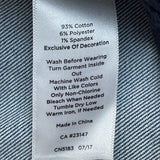 Talbots Women's Blue Medium Wash Embroidered Mid-Rise Jeans Sz 6 - New