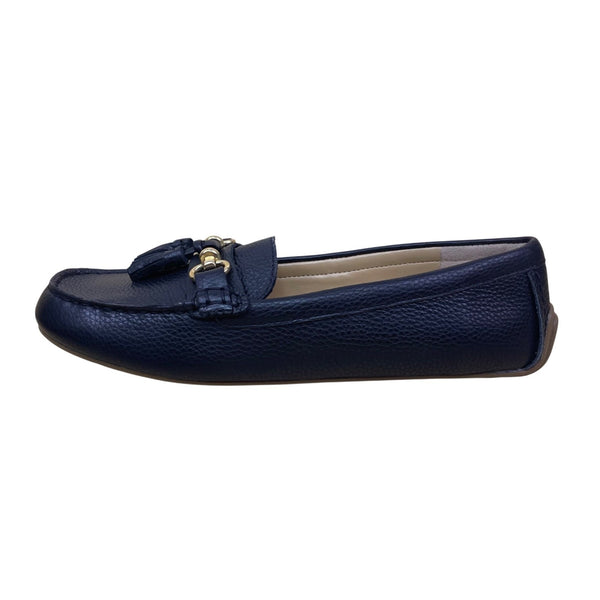 Talbots Women’s Black Leather Tassel Loafers Slip-On Comfort Shoes Size 8M