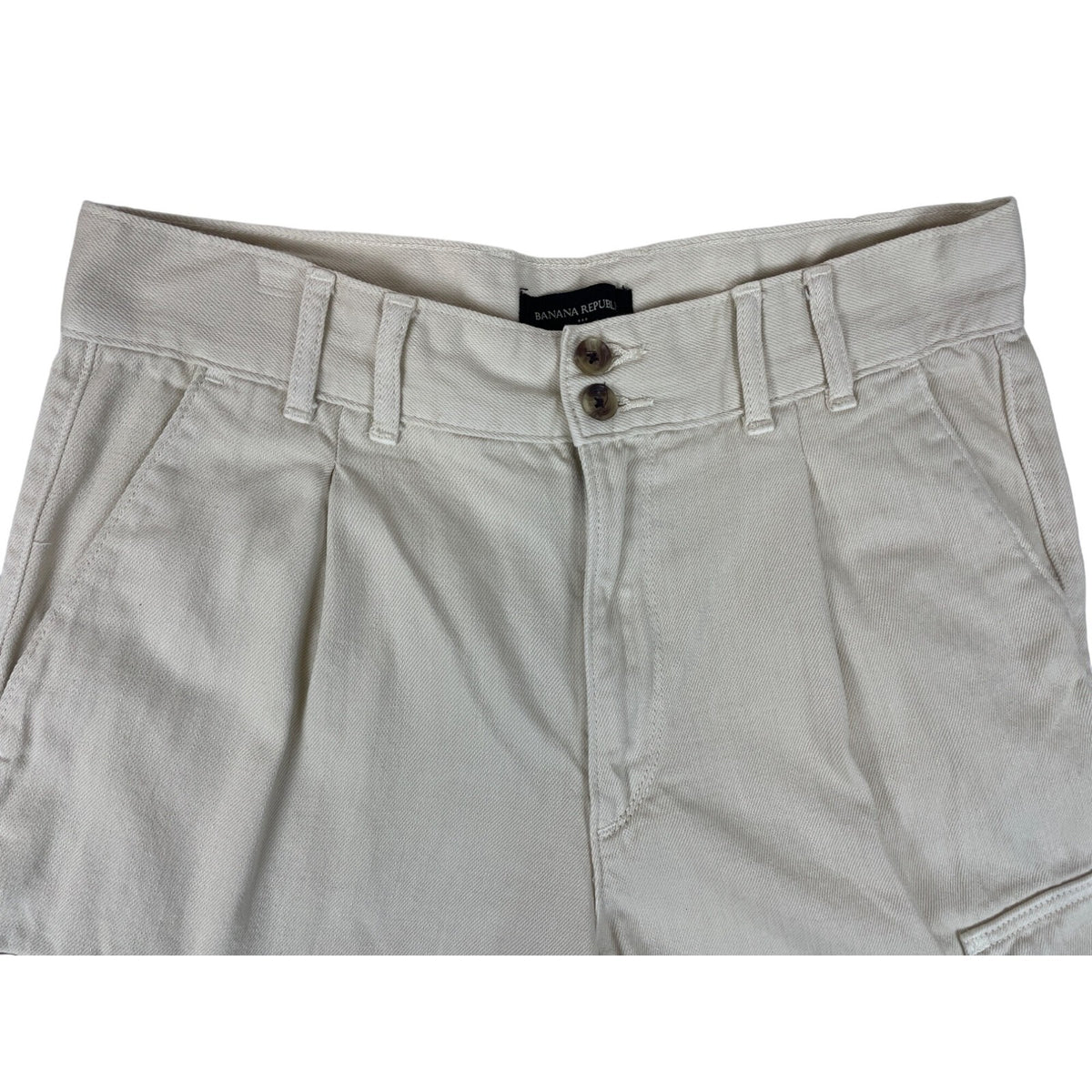 Banana Republic Women's Beige Regular Fit Cargo Pants Sz 27