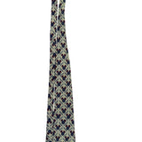 Disney Mens Gold 100% Silk Tie With Mickey Mouse Design Pattern