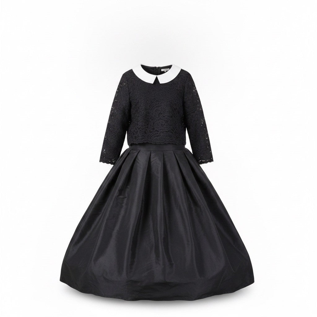Vintage Rickie Freeman Teri Jon Womens Black Evening Gown  Sz 6
