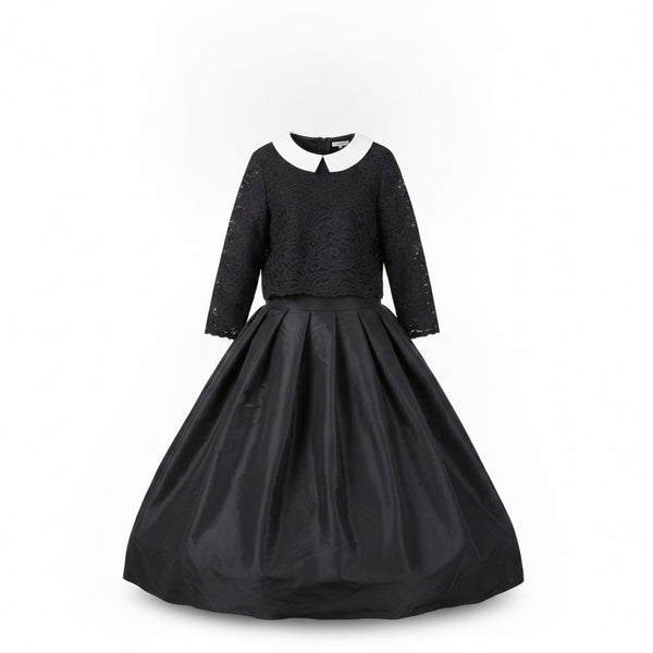 Vintage Rickie Freeman Teri Jon Womens Black Evening Gown  Sz 6