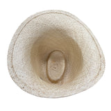 Betmar Straw Fedora Hat With Black Band For Men & Women