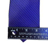Nautica Mens Blue Silk Checkered Necktie Woven Pattern