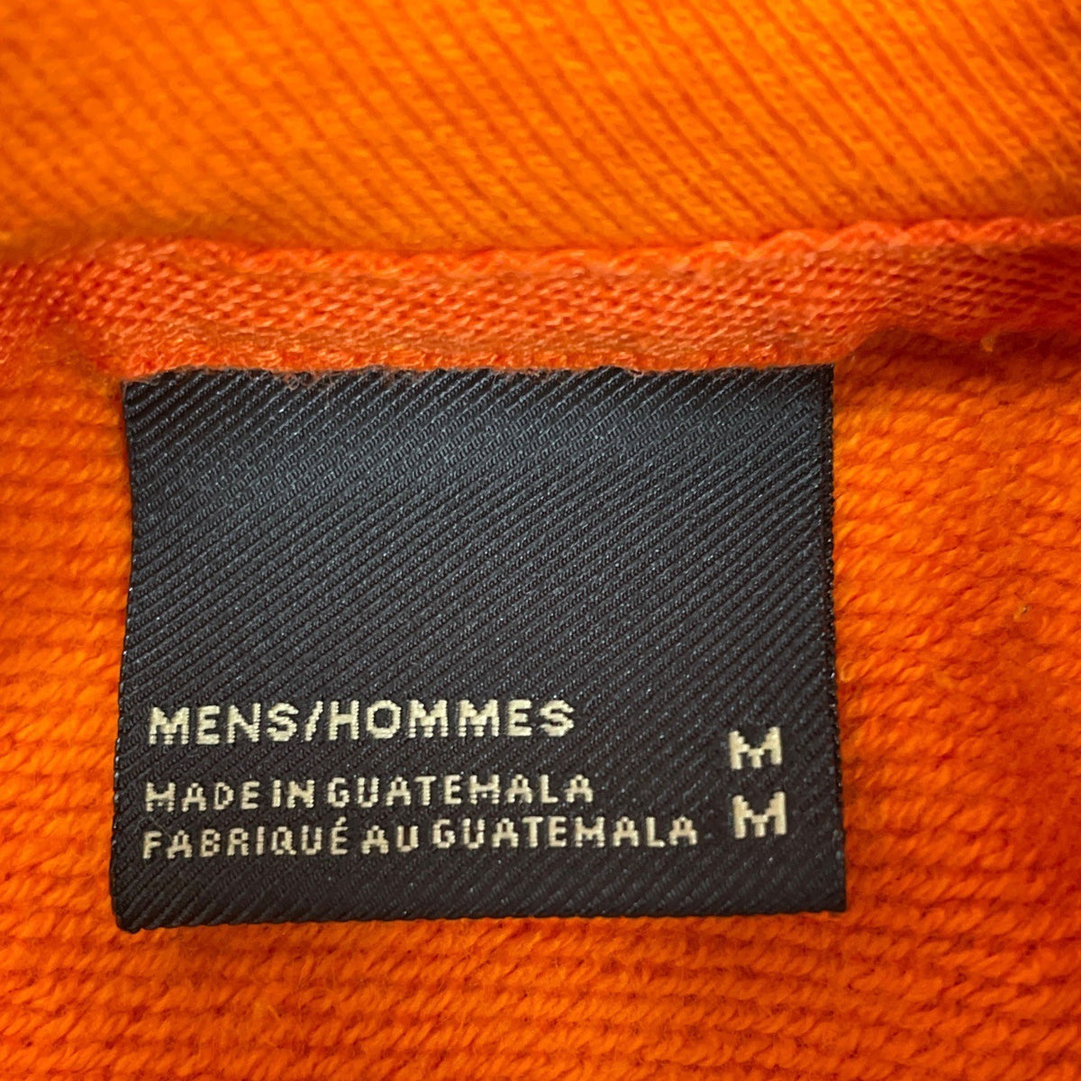 The North Face Mens Orange Cotton Hoodie Collaboration With Online Ceramics Sz M