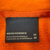 The North Face Mens Orange Cotton Hoodie Collaboration With Online Ceramics Sz M