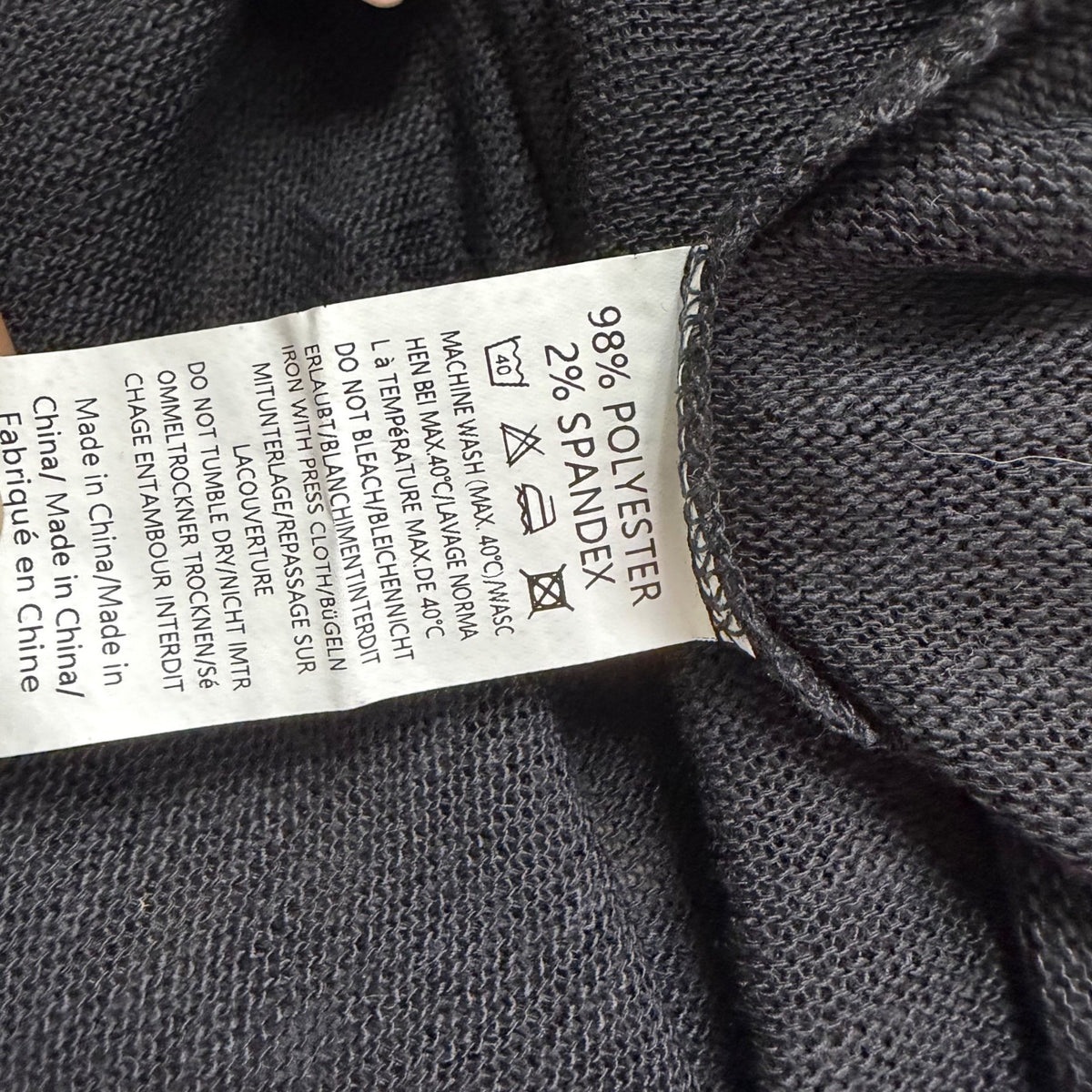 Hotouch Women’s Black Polyester/Spandex Open Front Cardigan Sweater Size L - New
