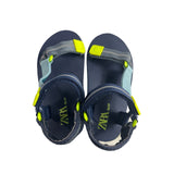 Zara Boy Toddler Navy Straped Sandals Sz 26