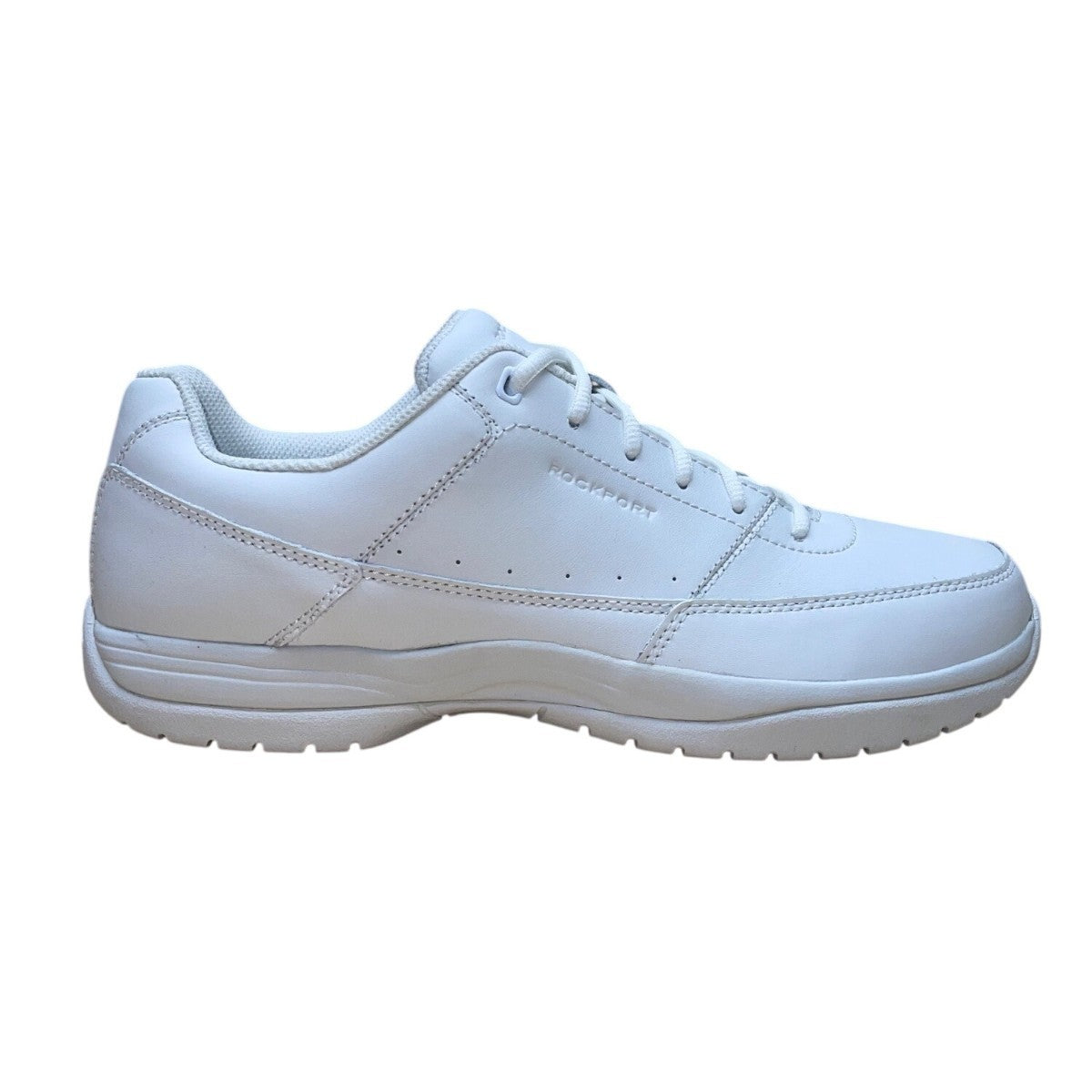 Rockport Men’s Gary White Leather Lace-Up Athletic ProWalker Shoes Size 10.5
