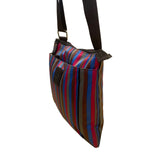 Brics Women’s Multicolor Nylon Striped Bag Adjustable Strap Crossbody Bag