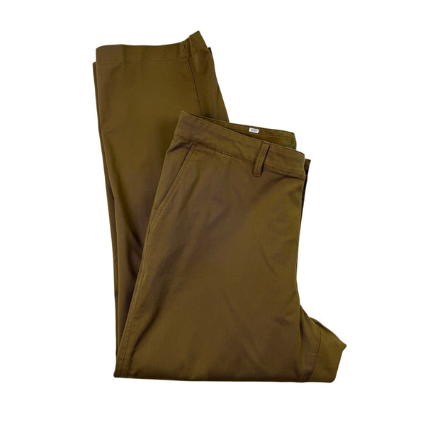 L.L.Bean Mens Khaki Coolmax Classic Fit Pants Comfortable Durable Sz 38Wx29L