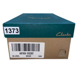 Clarks Women’s Bronze Leather Adhesive Strap Jewel Slingback Sandals Size 9.5M