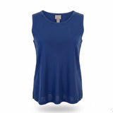 Chicos Womens Indigo Sleeveless Lightweight Casual Tank Top Size 2