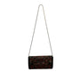 Vintage Style Beaded Embellished Multicolor Black Chain Strap Shoulder Bag