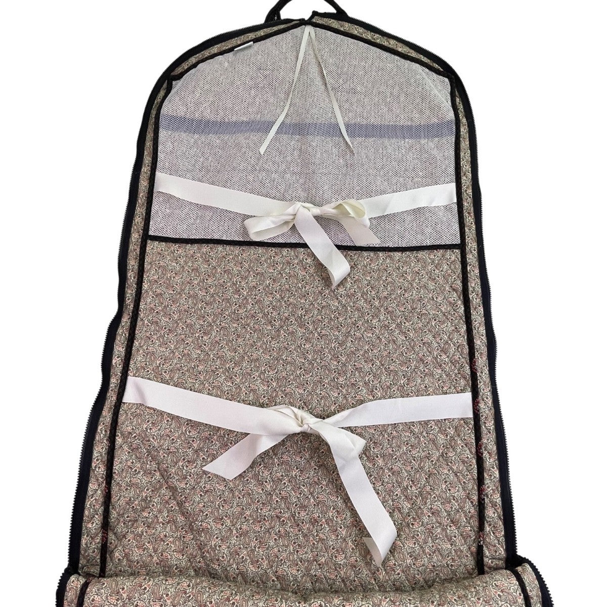 Vera Bradley Women’s Brown Quilted Garment Bag With Paisley Floral Design