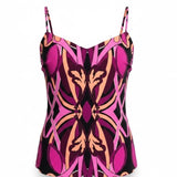 Ted Baker Womens Multicolor Polyester Camisole Spaghetti Straps Sleeveless Size